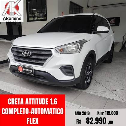 HYUNDAI CRETA 1.6 16V FLEX ATTITUDE AUTOMÁTICO